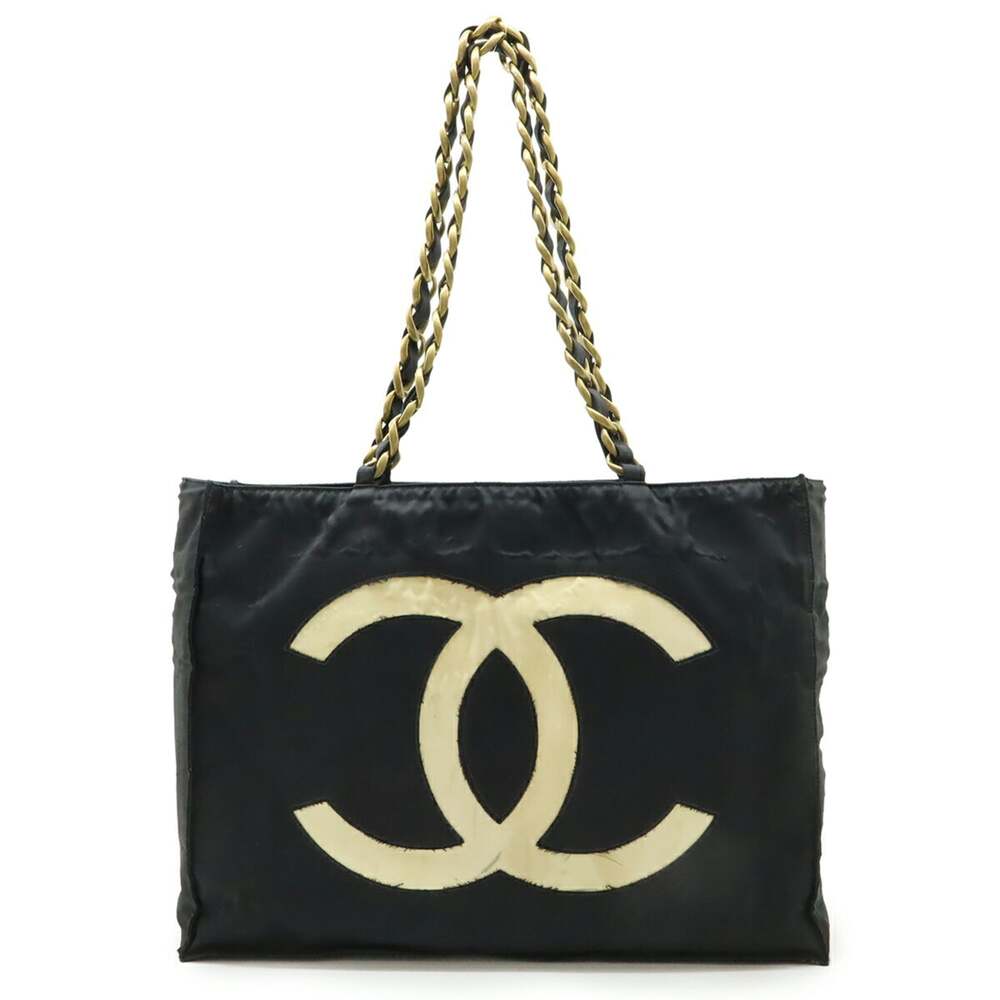 Chanel Vintage Cc Chain Tote Nylon #251686C74B